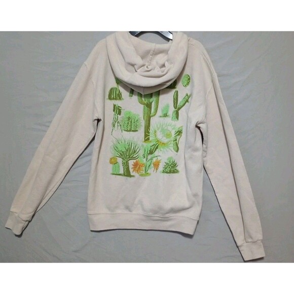 Bowery Supply Co Men’s Pullover Hoodie Sweatshirt Graphic Cactus Print Small - Picture 4 of 6